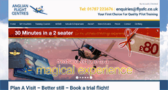 Desktop Screenshot of anglianflightcentres.co.uk