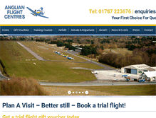 Tablet Screenshot of anglianflightcentres.co.uk